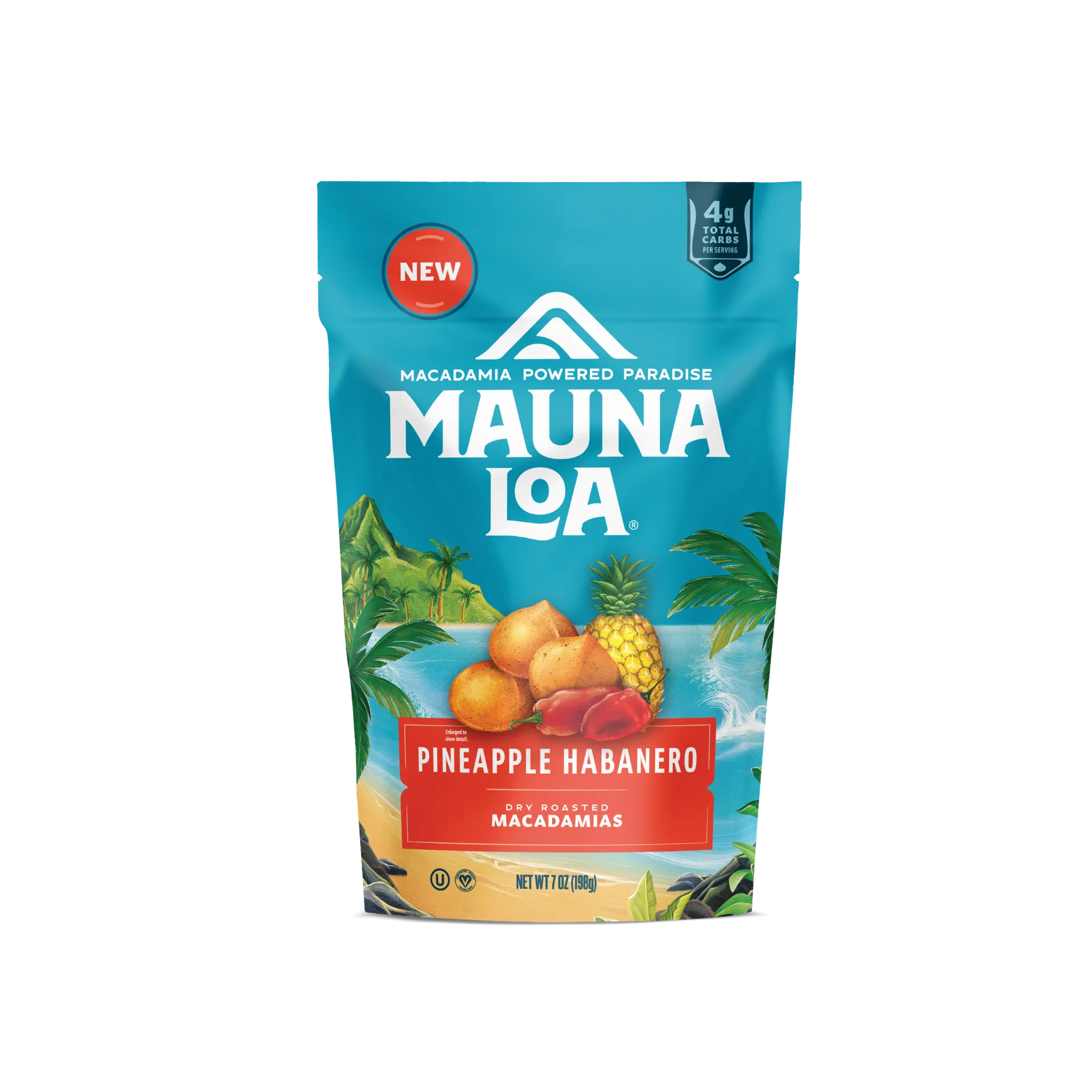 Flavored Macadamias - Pineapple Habanero Medium Bag