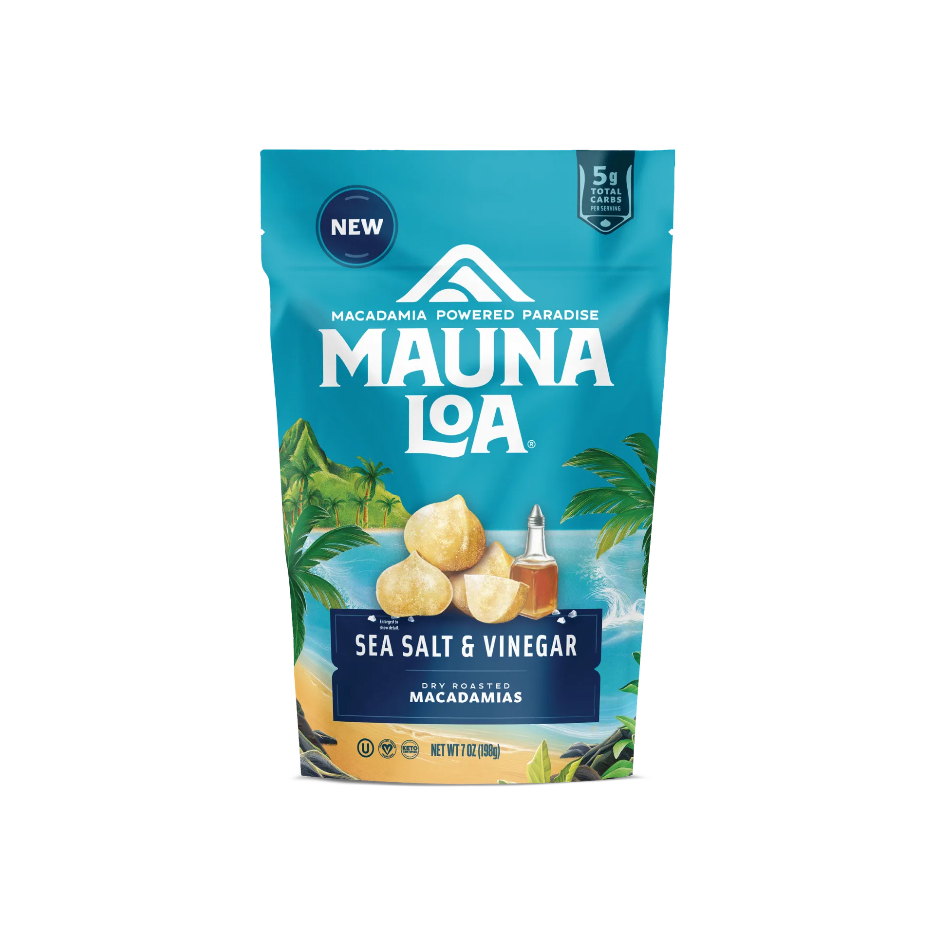 Flavored Macadamias - Sea Salt Vinegar Medium Bag