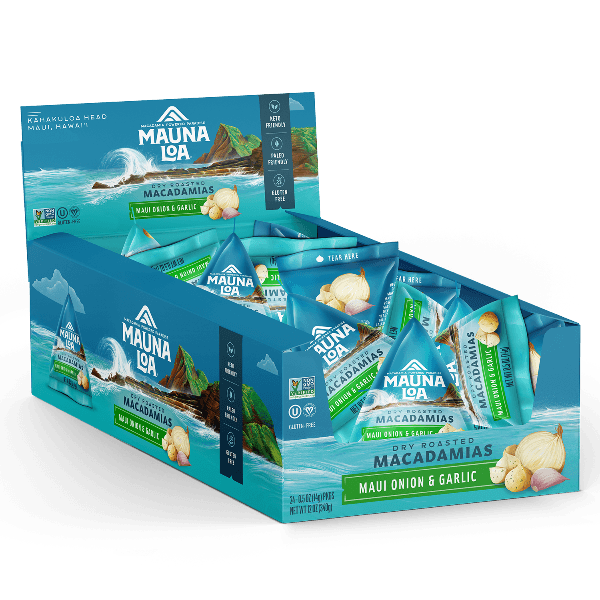 Flavored Macadamias - Garlic Onion Mini Mauna