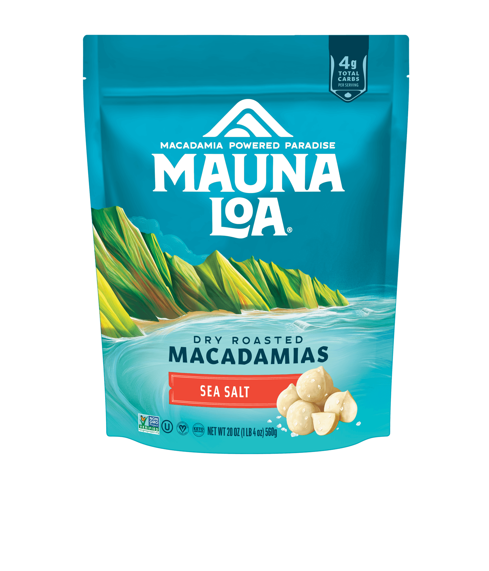 Flavored Macadamias - Sea Salt Large Bag